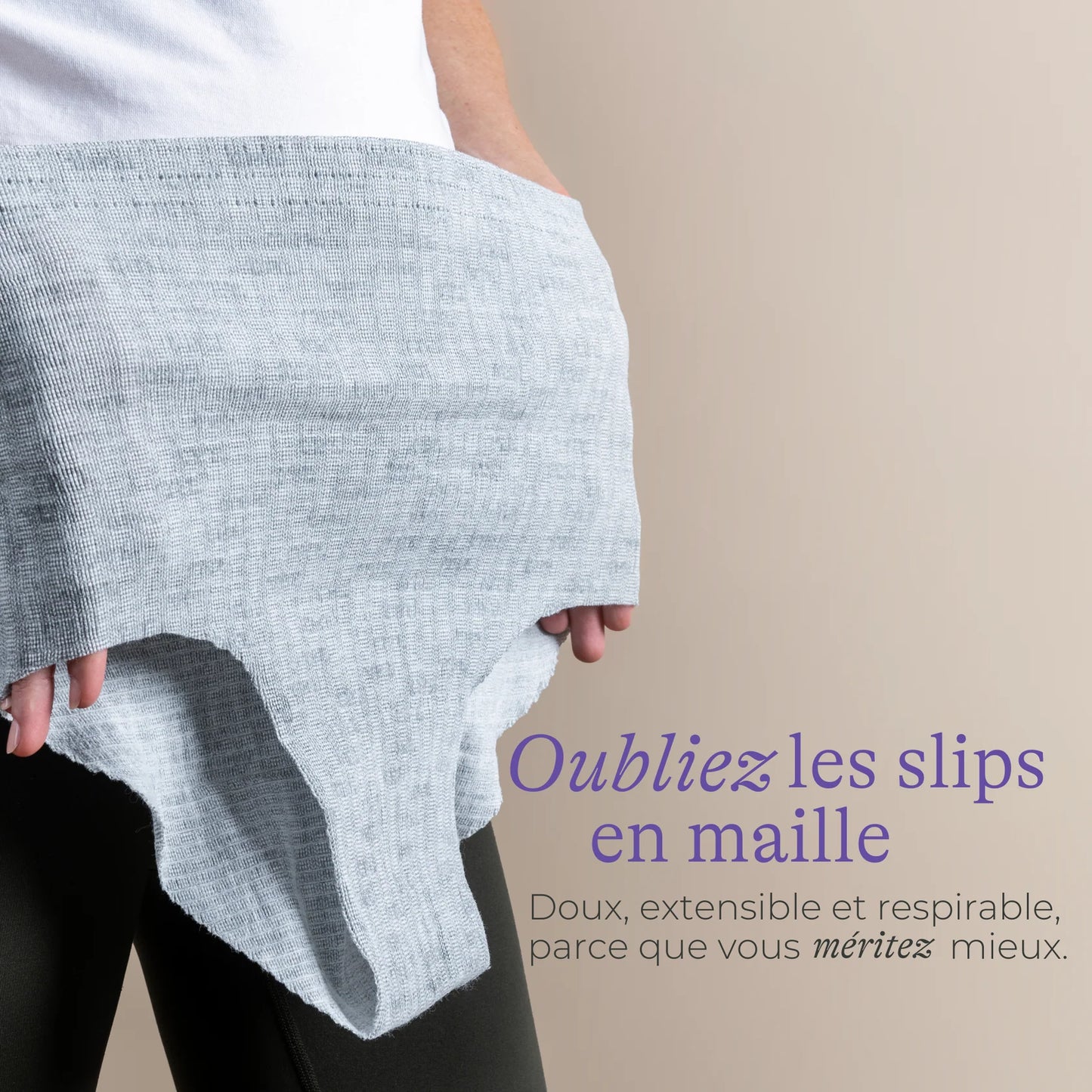 Slips Filet Maternité – Confort & maintien post-partum x4