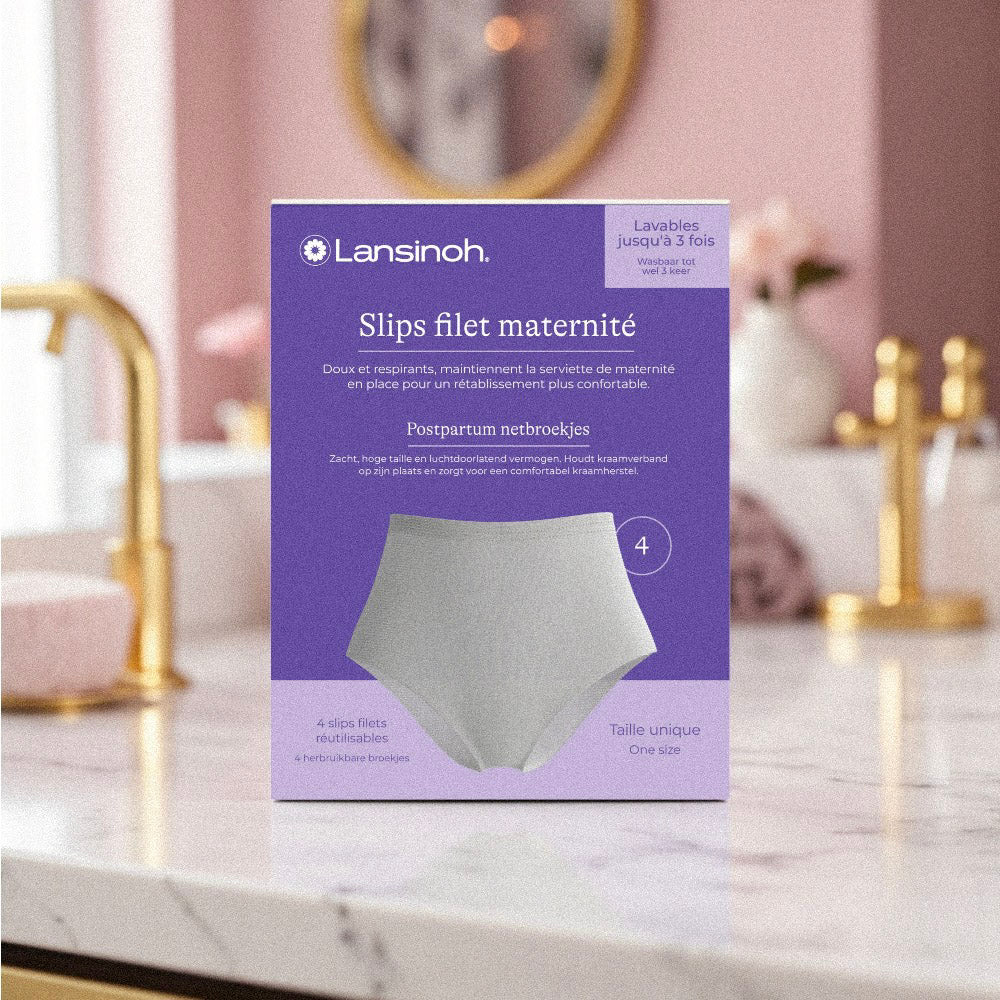 Slips Filet Maternité – Confort & maintien post-partum x4