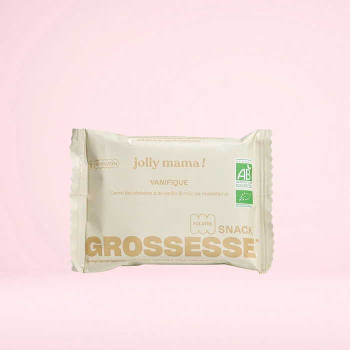 Snack Grossesse Vitamine B9 Vanille-Macadamia・Jolly Mama