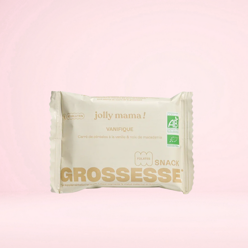 Snack Grossesse Vitamine B9 Vanille-Macadamia・Jolly Mama