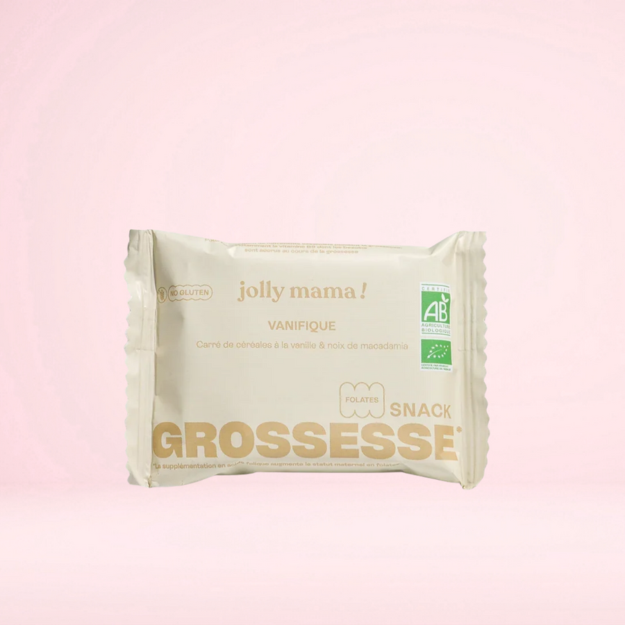 Snack Grossesse Vitamine B9 Vanille-Macadamia・Jolly Mama