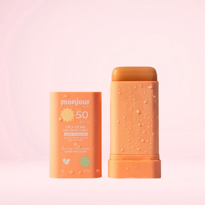 Stick Solaire Invisible SPF50 Bébé & Famille・Monjour