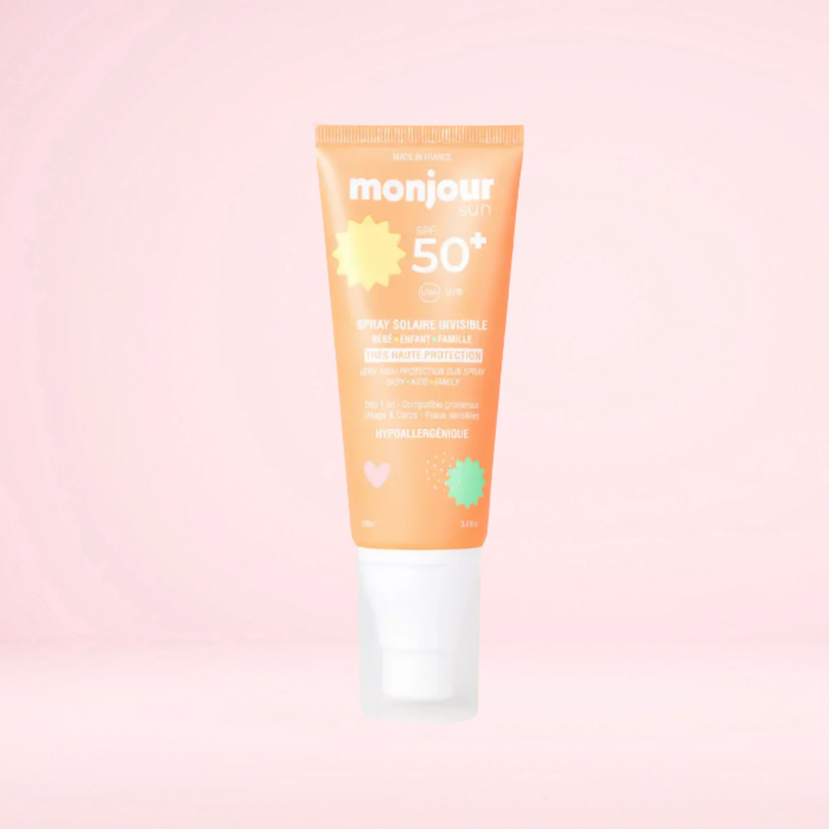 Spray Solaire Invisible SPF50+ Famille・Monjour