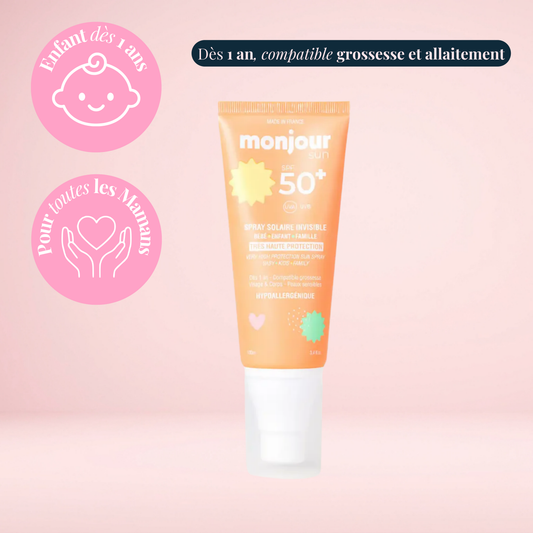 Spray Solaire Invisible SPF50+ – Dès 1 an