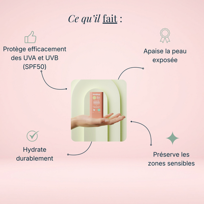 Stick Solaire Invisible SPF50 – Dès 6 mois